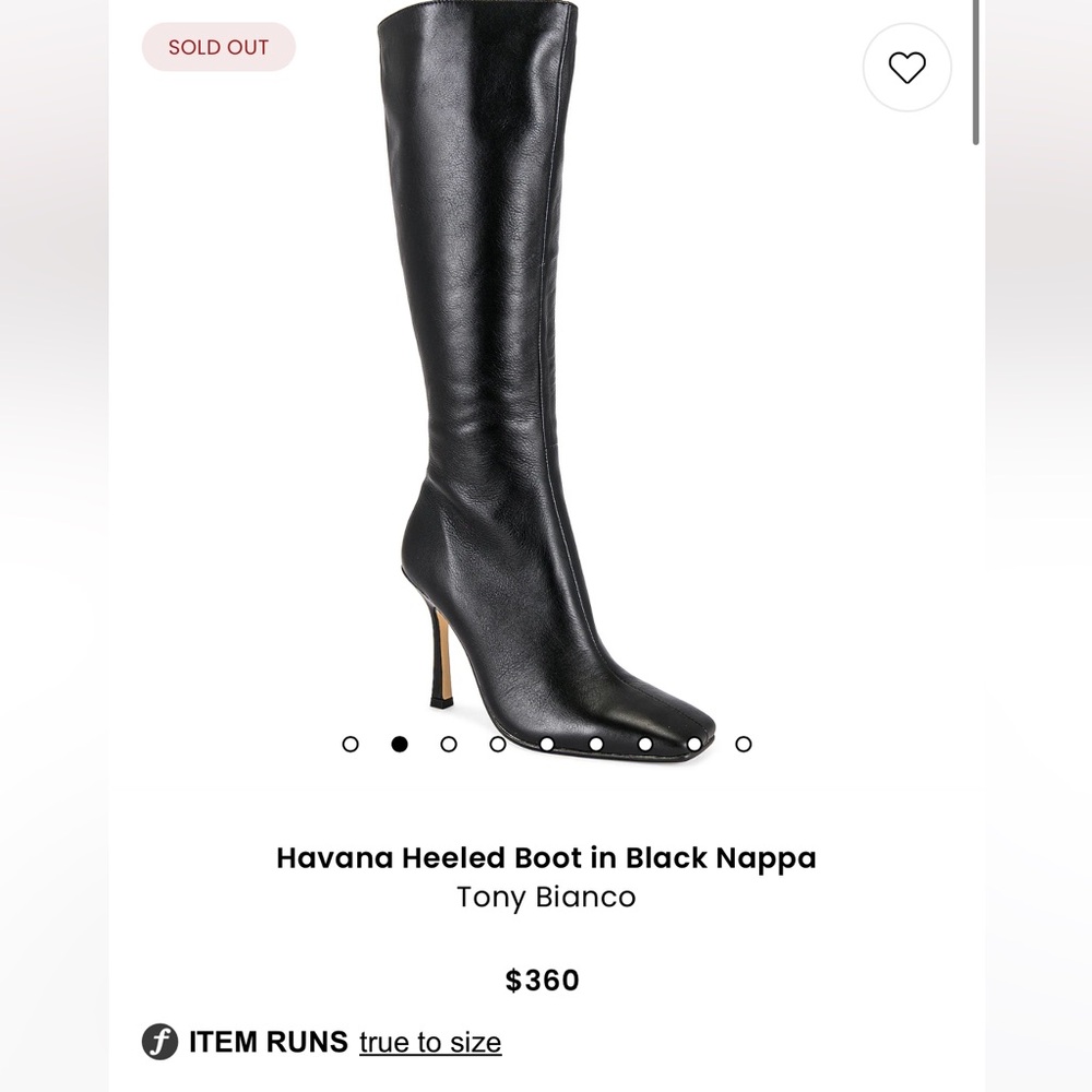 Havana Heeled Boot in Black Nappa
Tony Bianco